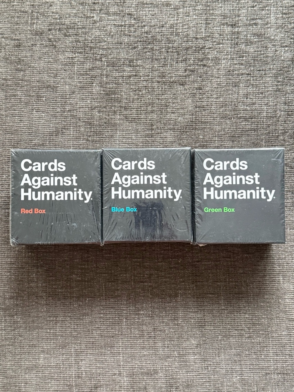 Cards Against Humanity - Red, Blue & Green Box Expansion Set